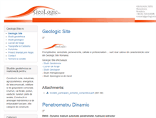 Tablet Screenshot of geologicsite.ro